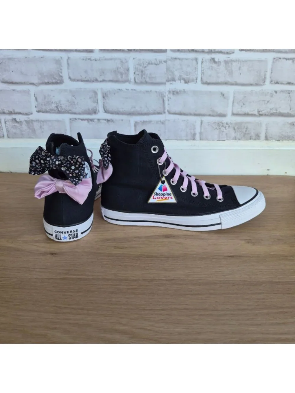 ⭐Converse Chuck Taylor Floral Bow Hi Size 7.5 Men's shoes Sneaker Black A19824F